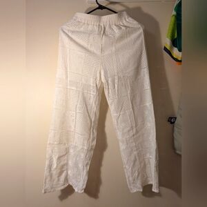 White Lace Women's Pants